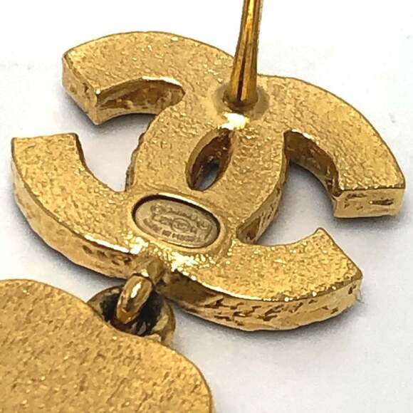 CHANEL Black Logo Earrings - Picture 10 of 13